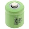Exell Battery 1/3AA Rechargeable Battery 300mAh 1.2V Button Top  for Shavers, Custom, Radios EBC-504 - alternate 1